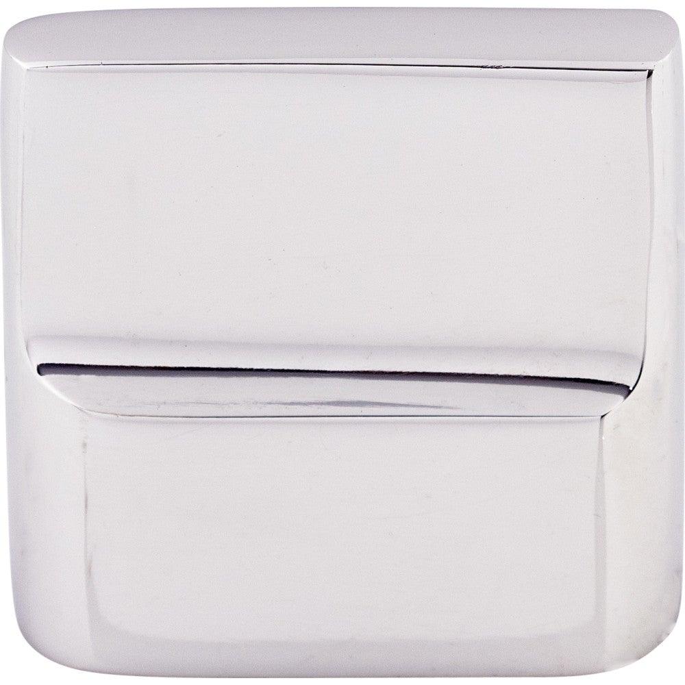 Aspen II Flat Sided Knob by Top Knobs - Polished Chrome - New York Hardware