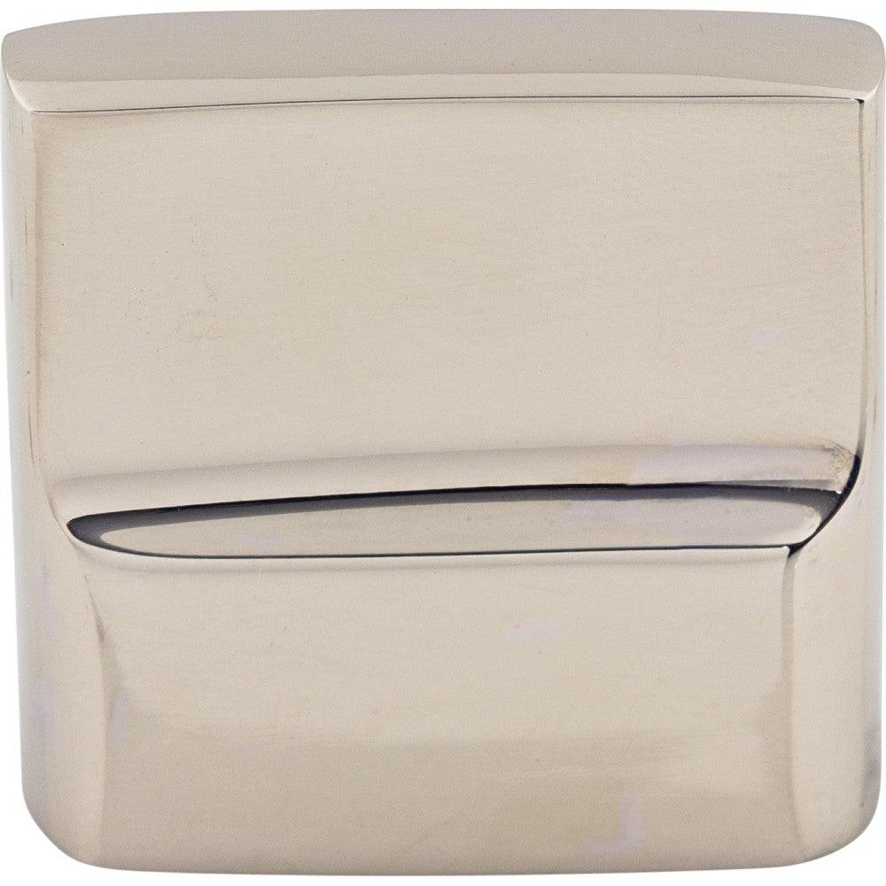 Aspen II Flat Sided Knob by Top Knobs - Polished Nickel - New York Hardware