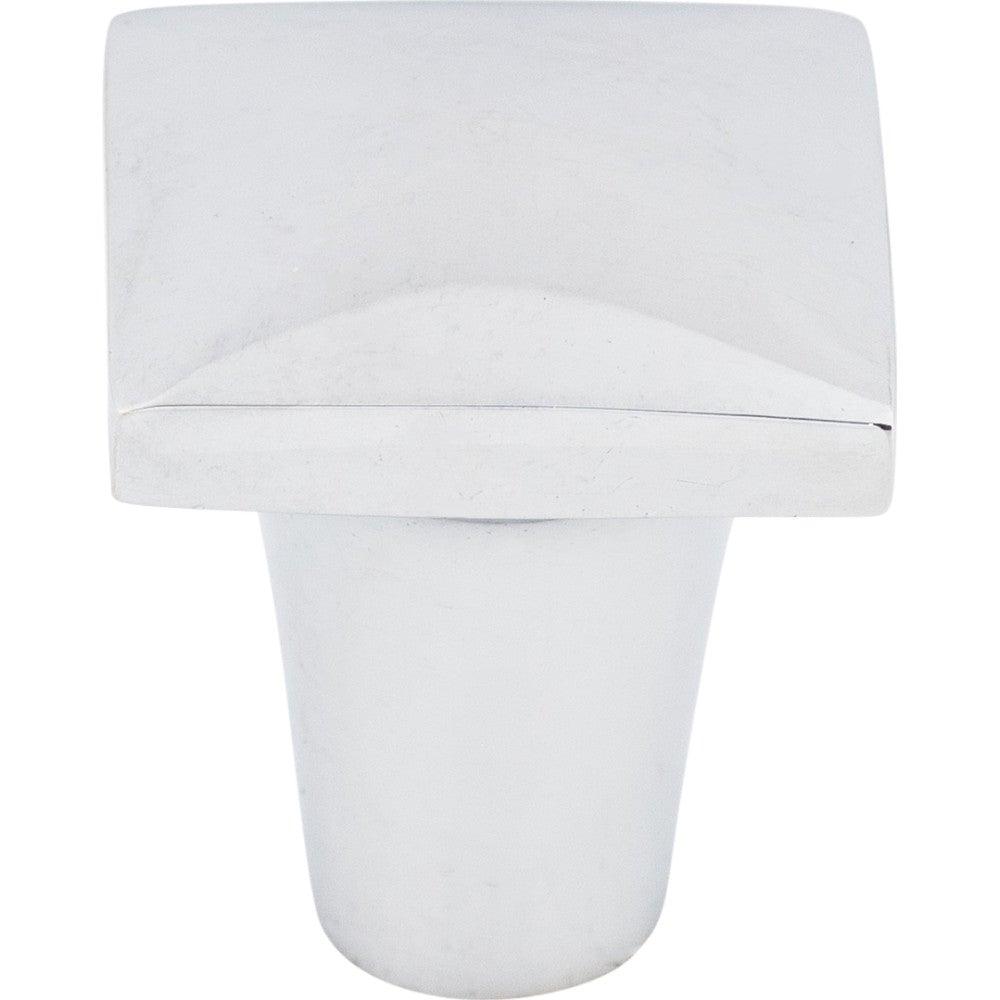 Aspen II Square Knob by Top Knobs - Polished Chrome - New York Hardware