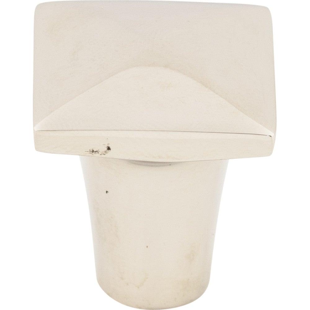 Aspen II Square Knob by Top Knobs - Polished Nickel - New York Hardware