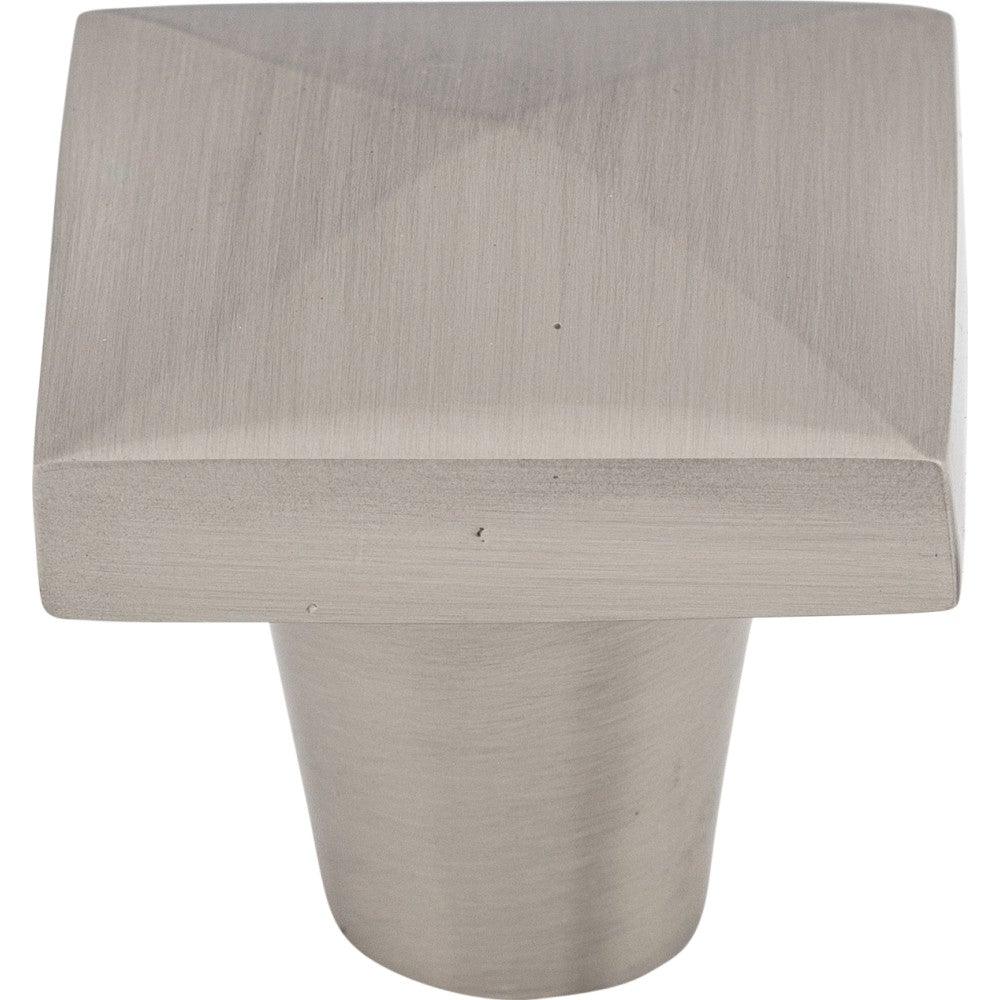 Aspen II Square Knob by Top Knobs - Brushed Satin Nickel - New York Hardware