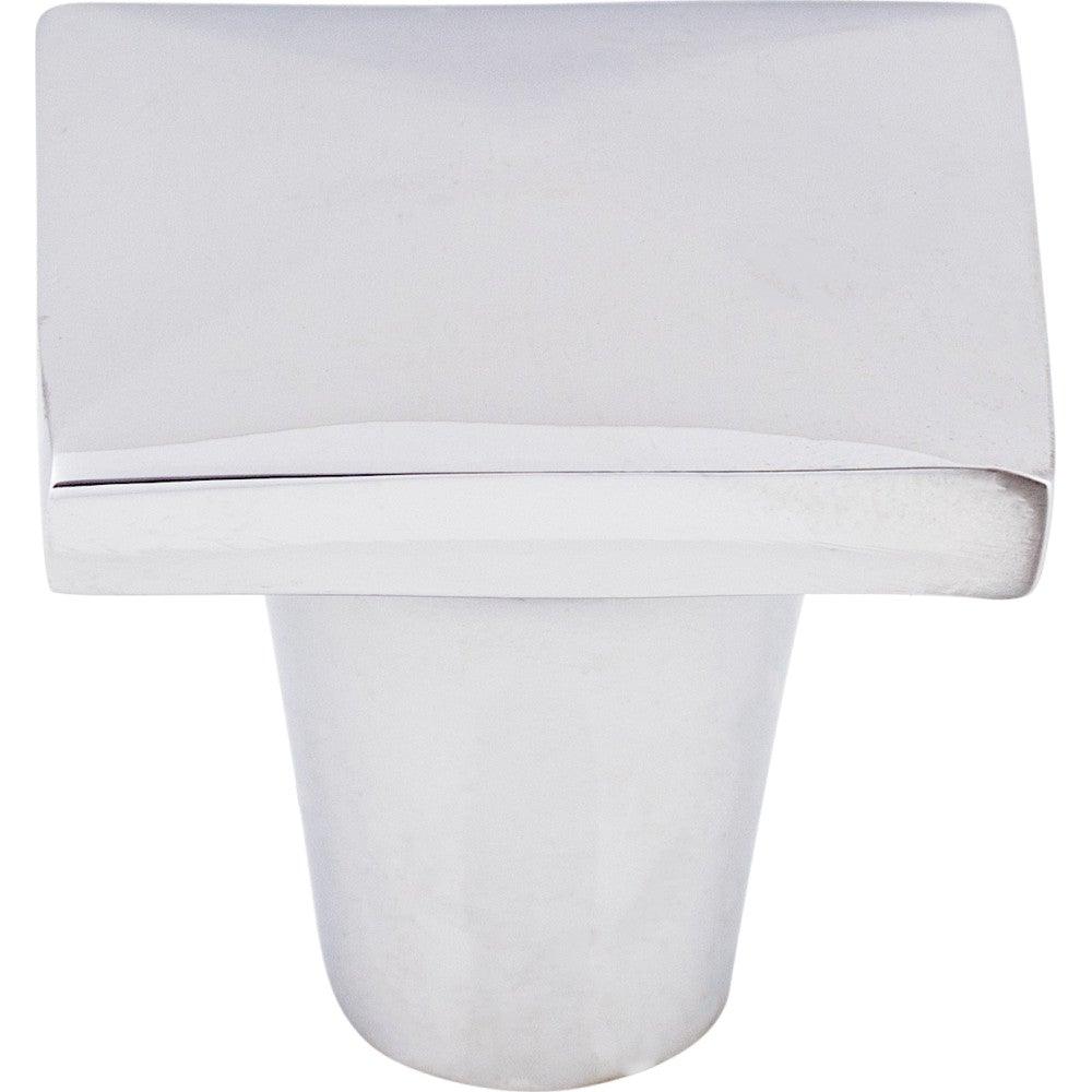 Aspen II Square Knob by Top Knobs - Polished Chrome - New York Hardware
