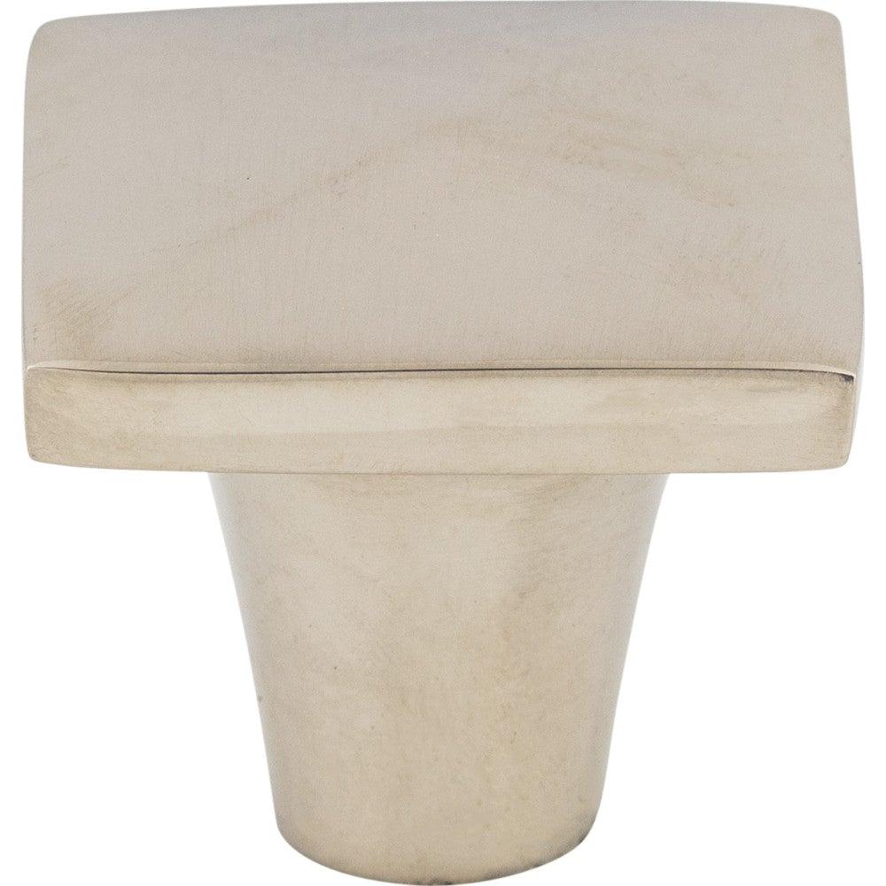 Aspen II Square Knob by Top Knobs - Polished Nickel - New York Hardware