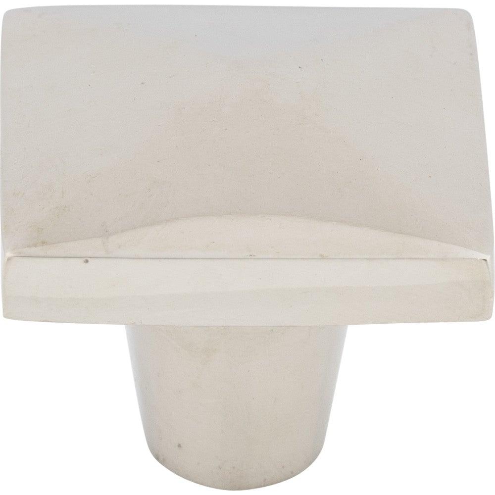 Aspen II Square Knob by Top Knobs - Polished Nickel - New York Hardware