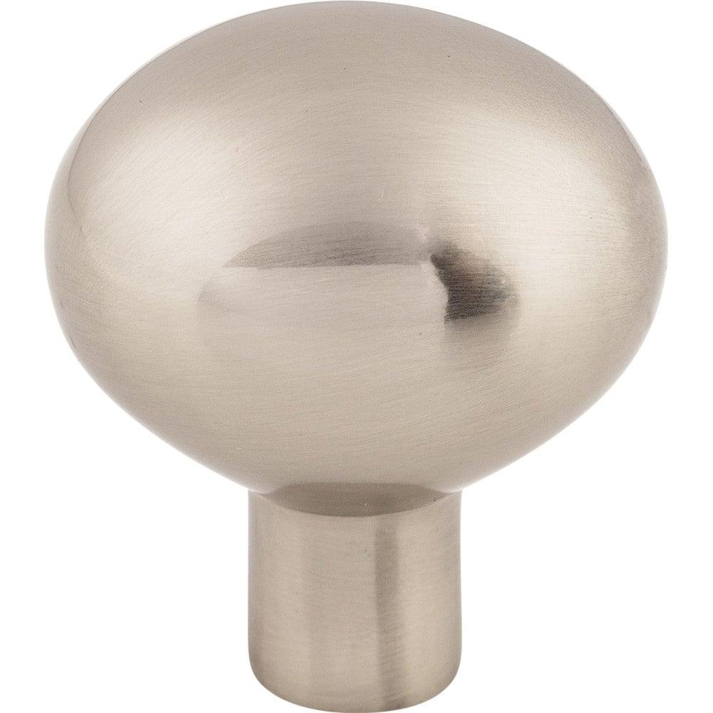 Aspen II Large Egg Knob by Top Knobs - Brushed Satin Nickel - New York Hardware