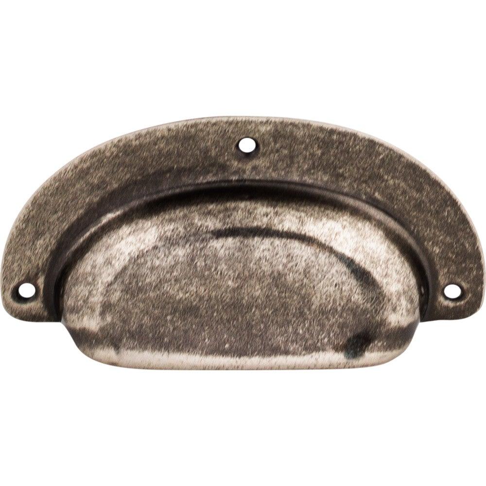 Mayfair Cup Pull by Top Knobs - Pewter Antique - New York Hardware