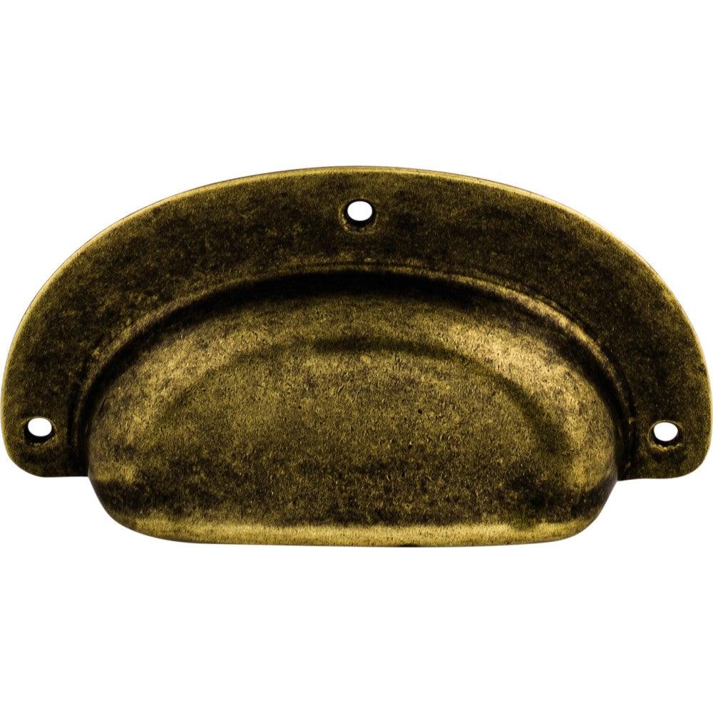 Mayfair Cup Pull by Top Knobs - German Bronze - New York Hardware