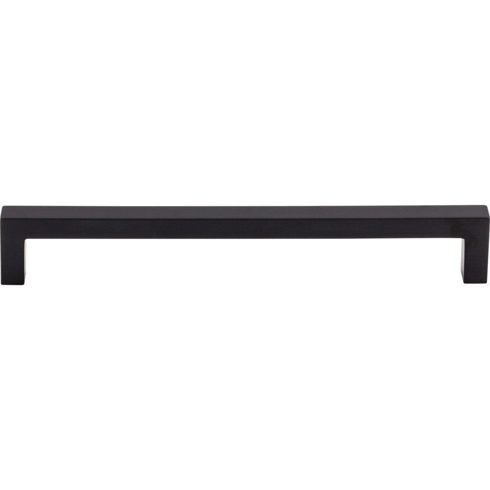 Square Bar-Pull by Top Knobs - Flat Black - New York Hardware