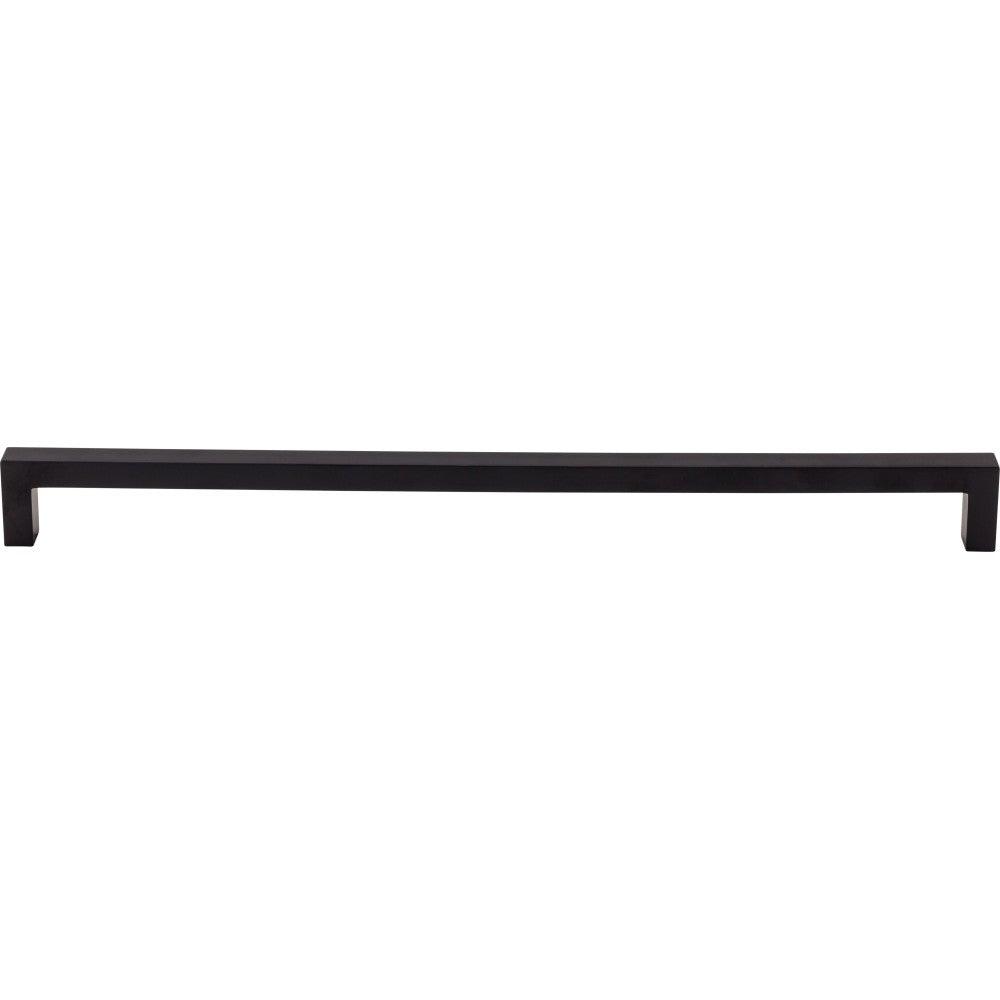Square Bar-Pull by Top Knobs - Flat Black - New York Hardware