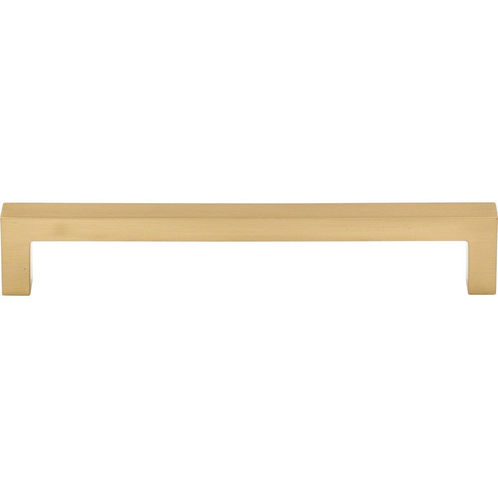 Square Bar-Pull by Top Knobs - Honey Bronze - New York Hardware