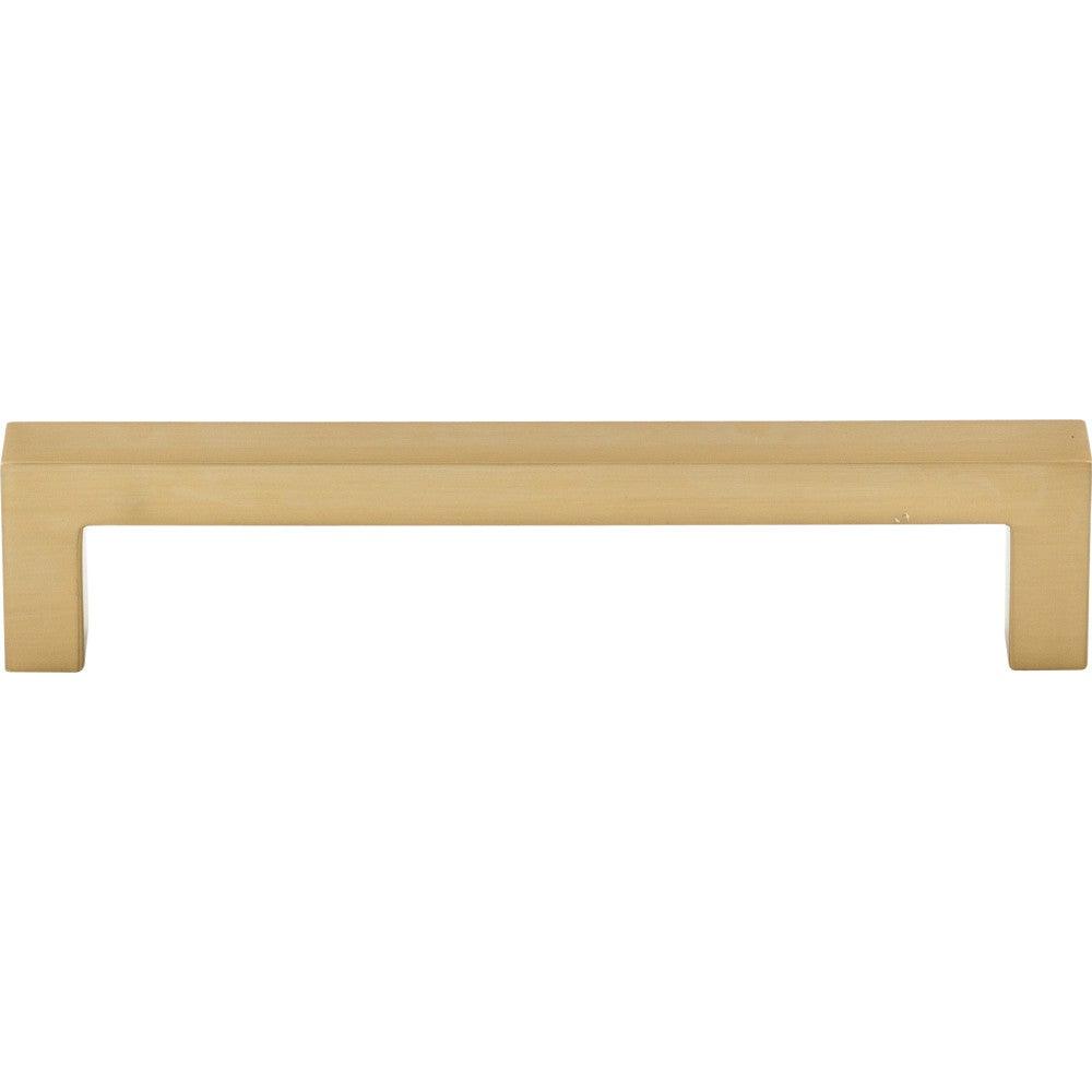 Square Bar-Pull by Top Knobs - Honey Bronze - New York Hardware