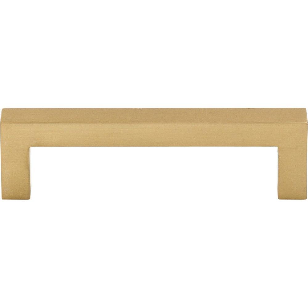 Square Bar-Pull by Top Knobs - Honey Bronze - New York Hardware