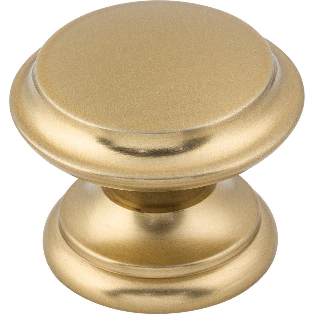 Flat Top Knob by Top Knobs - Honey Bronze - New York Hardware