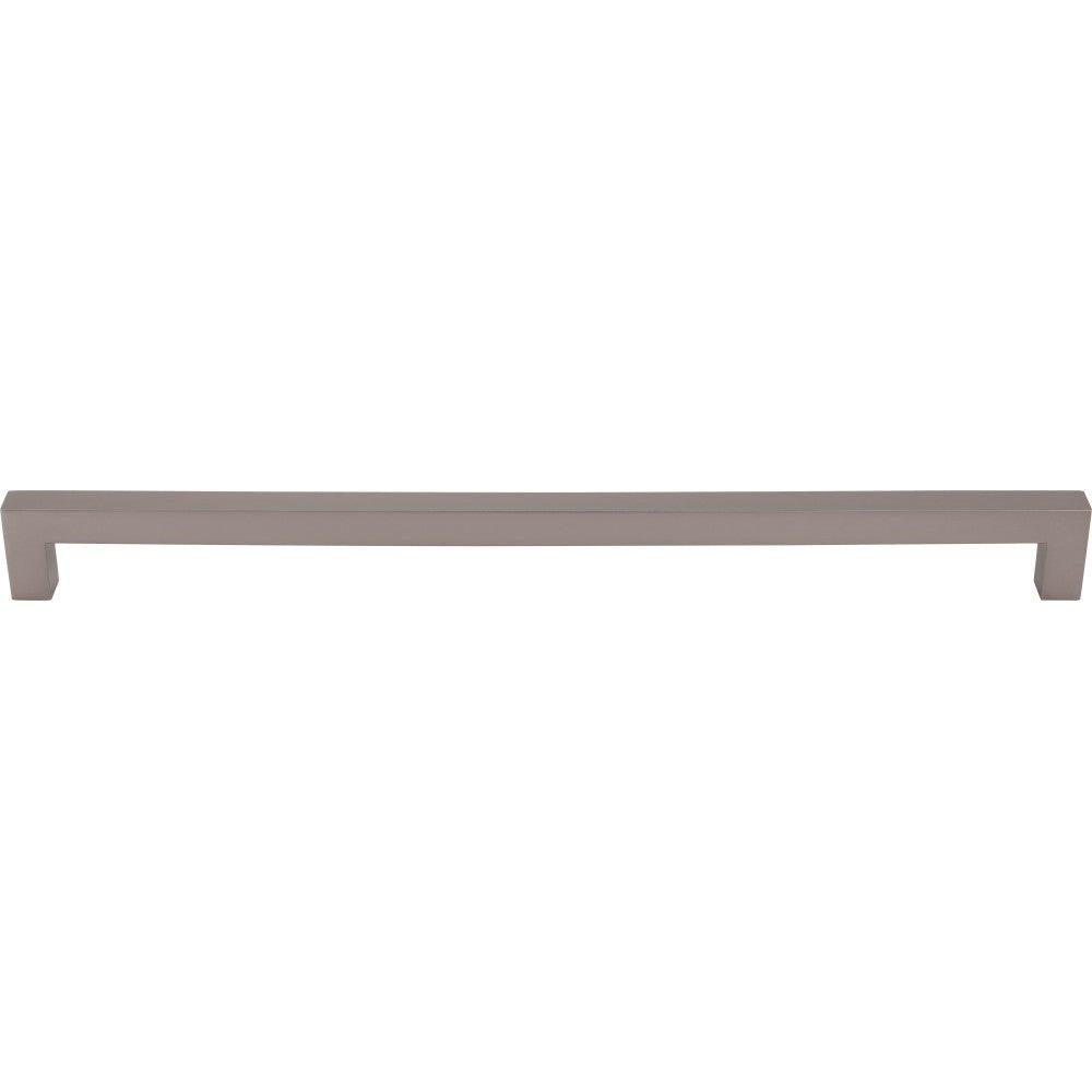 Square Bar-Pull by Top Knobs - Ash Gray - New York Hardware