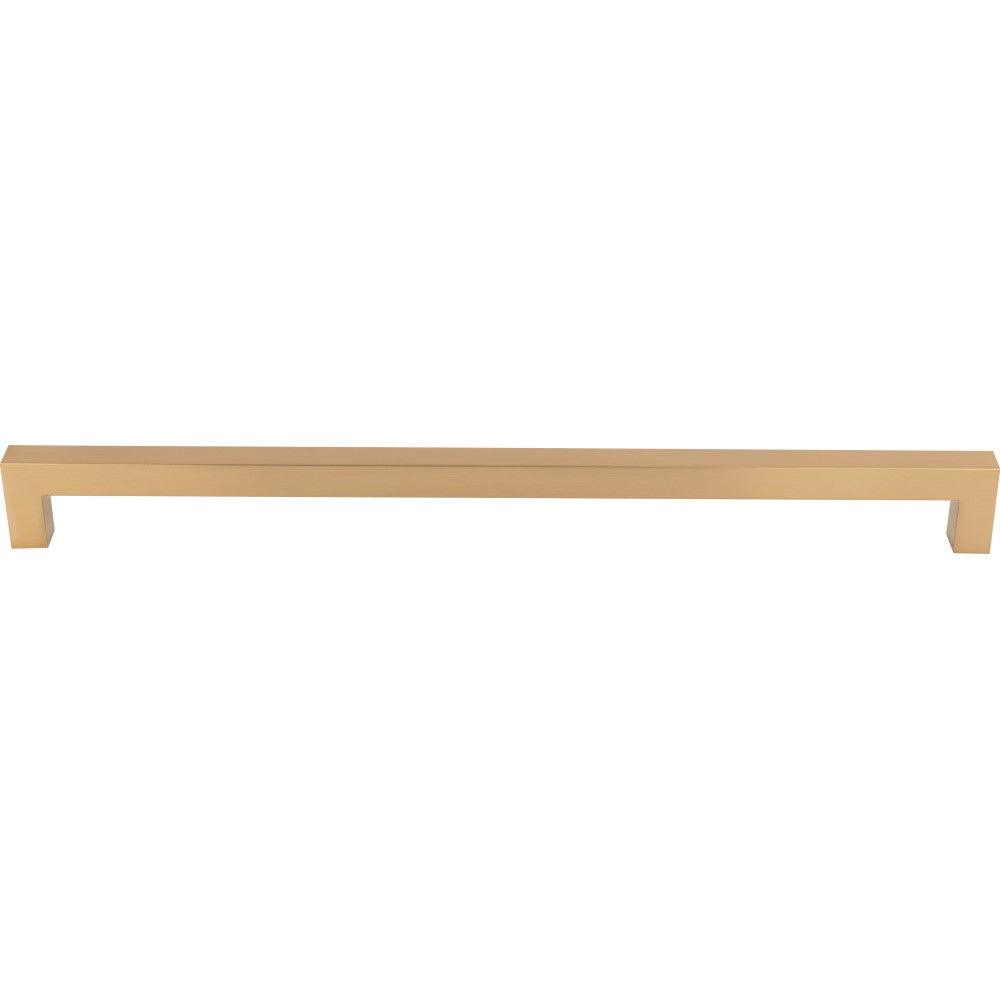 Square Bar-Pull by Top Knobs - Honey Bronze - New York Hardware