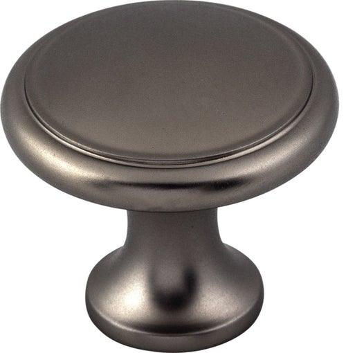 Ringed Knob by Top Knobs - Ash Gray - New York Hardware