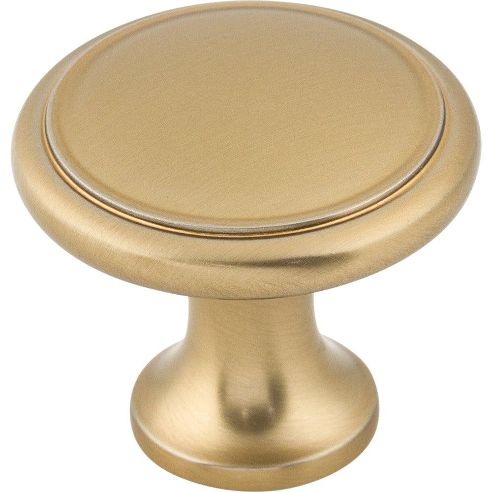 Ringed Knob by Top Knobs - Honey Bronze - New York Hardware