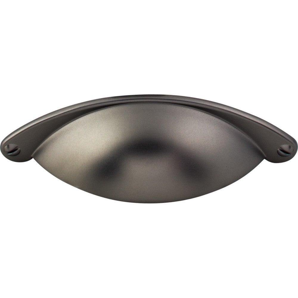 Arendal Cup Pull by Top Knobs - Ash Gray - New York Hardware