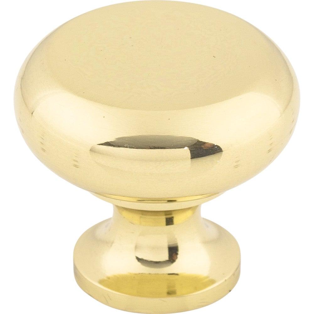 Flat Faced Knob by Top Knobs - PB - New York Hardware