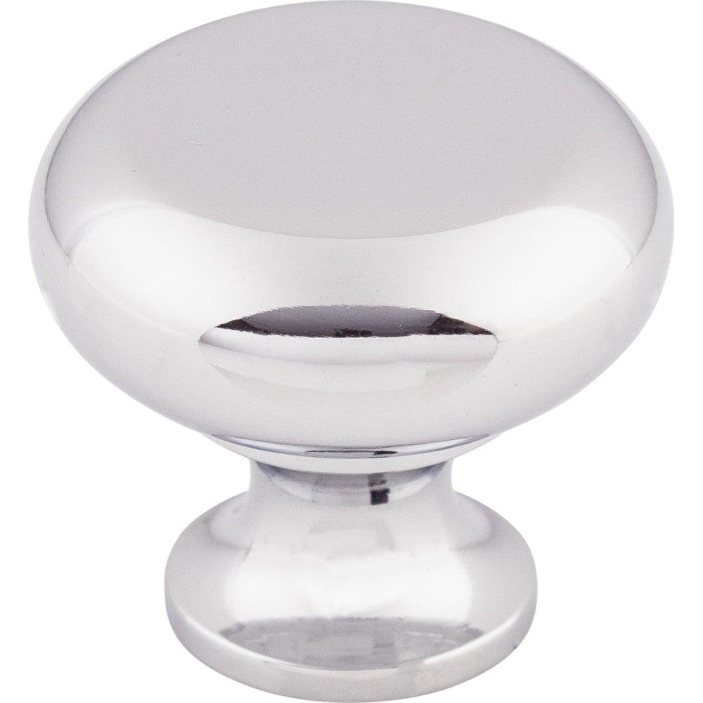 Flat Faced Knob by Top Knobs - Polished Chrome - New York Hardware