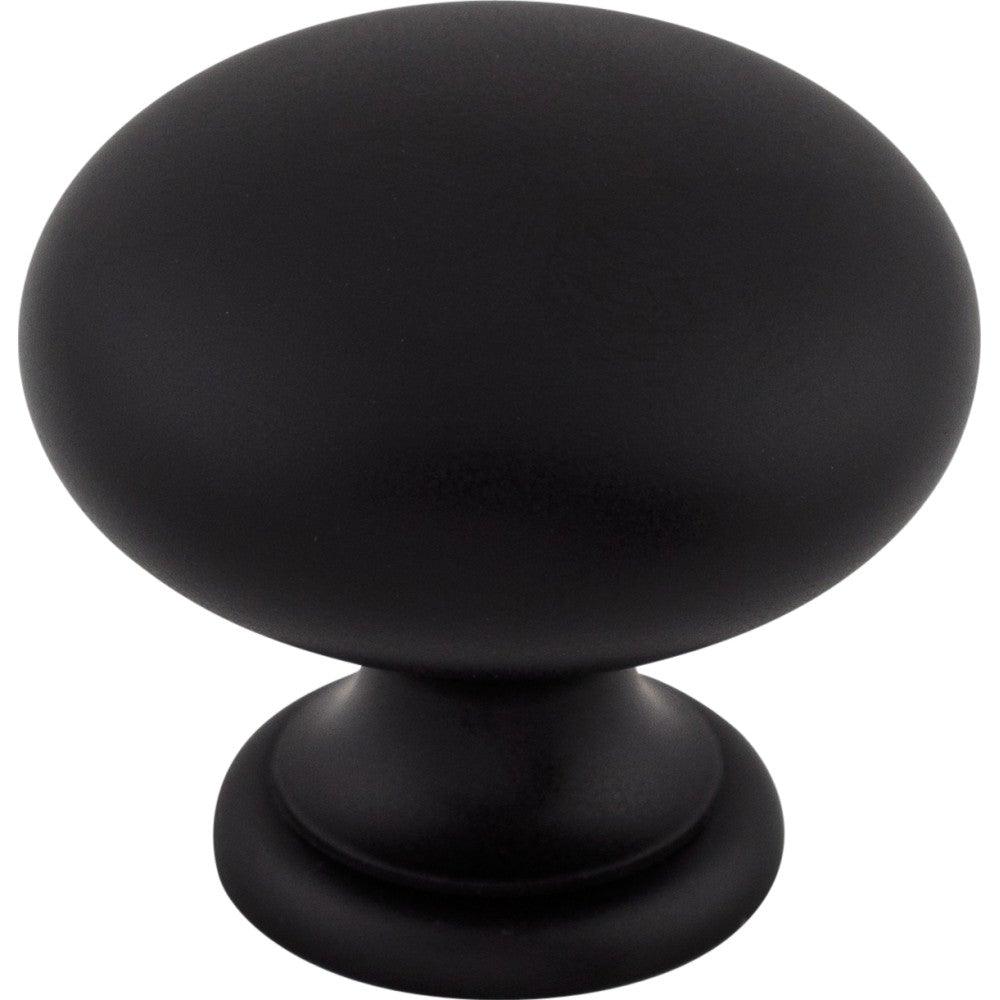 Mushroom Knob by Top Knobs - Flat Black - New York Hardware