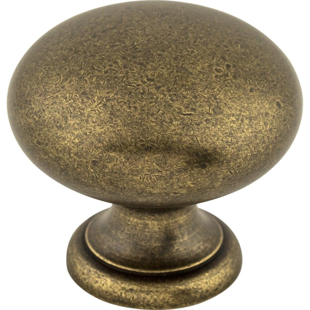 Mushroom Knob by Top Knobs - German Bronze - New York Hardware