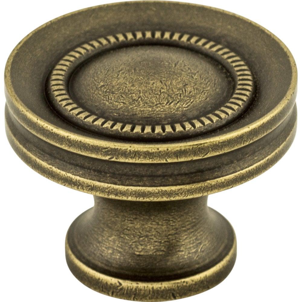 Button Knob by Top Knobs - German Bronze - New York Hardware