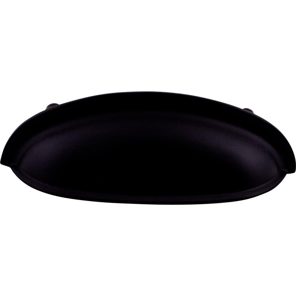 Somerset Cup Pull by Top Knobs - Flat Black - New York Hardware