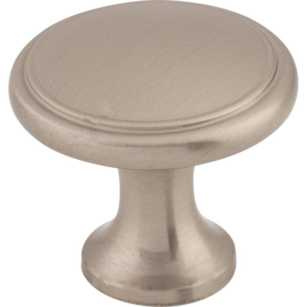 Ringed Knob by Top Knobs - Brushed Satin Nickel - New York Hardware
