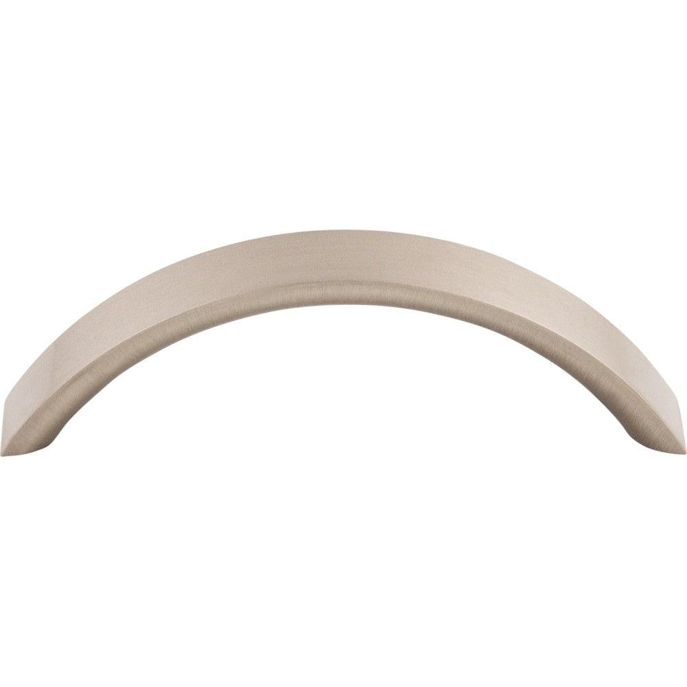 Crescent Pull by Top Knobs - Brushed Satin Nickel - New York Hardware