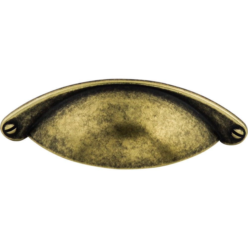 Arendal Cup Pull by Top Knobs - German Bronze - New York Hardware