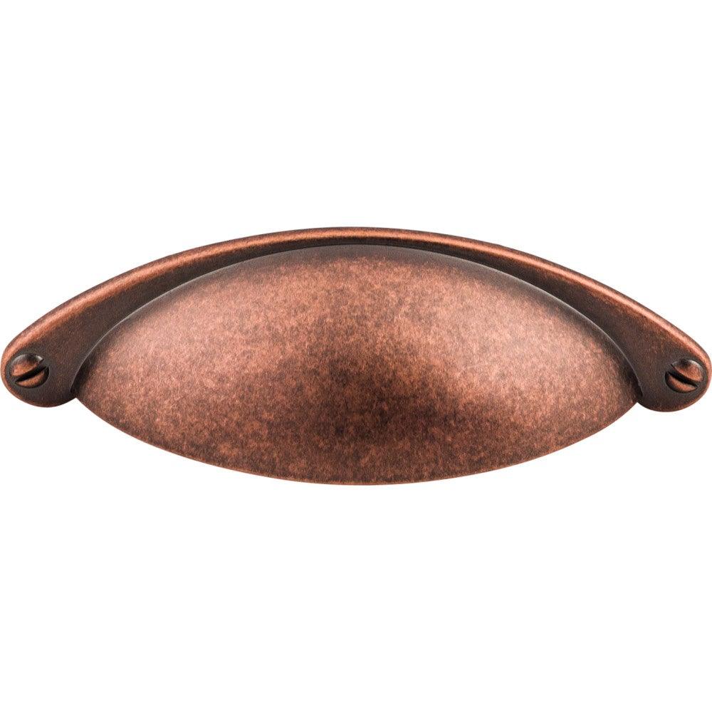 Arendal Cup Pull by Top Knobs - Antique Copper - New York Hardware