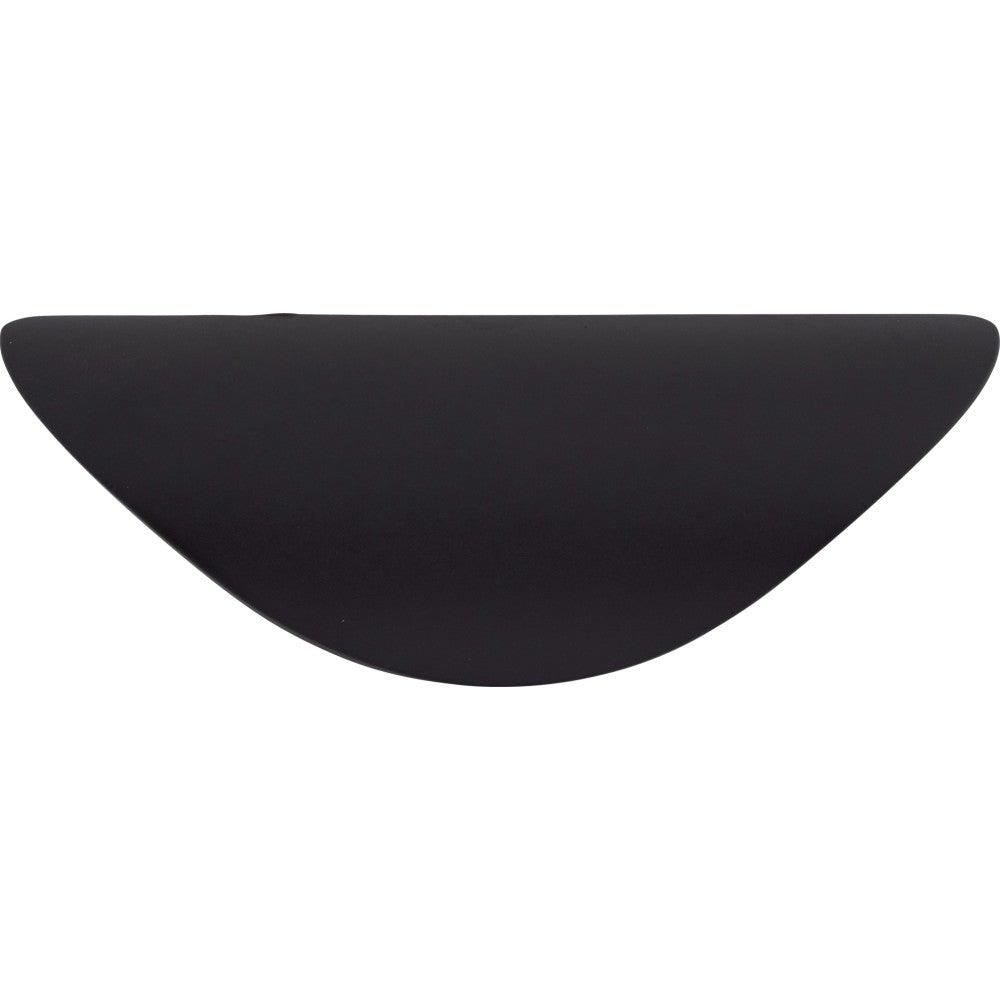 Nouveau Cup Pull by Top Knobs - Flat Black - New York Hardware
