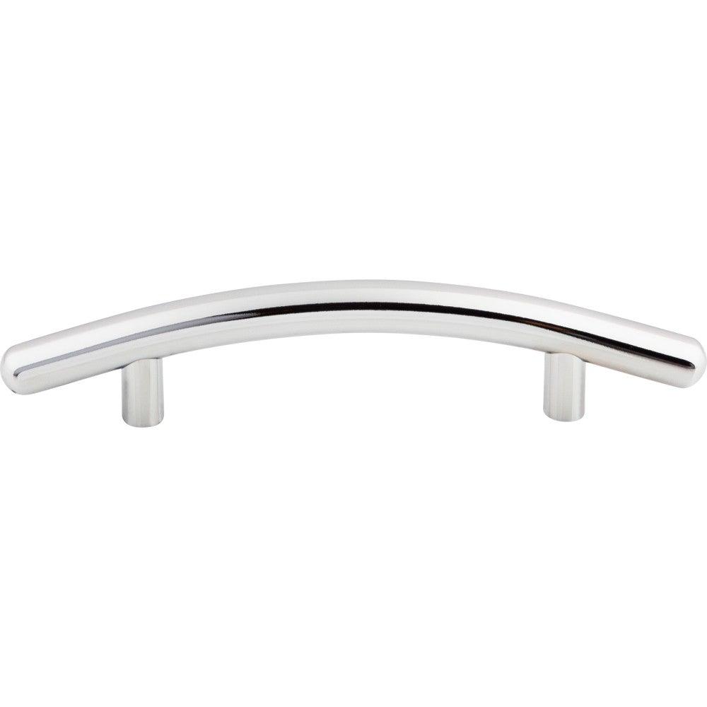 Curved Bar-Pull by Top Knobs - Polished Chrome - New York Hardware