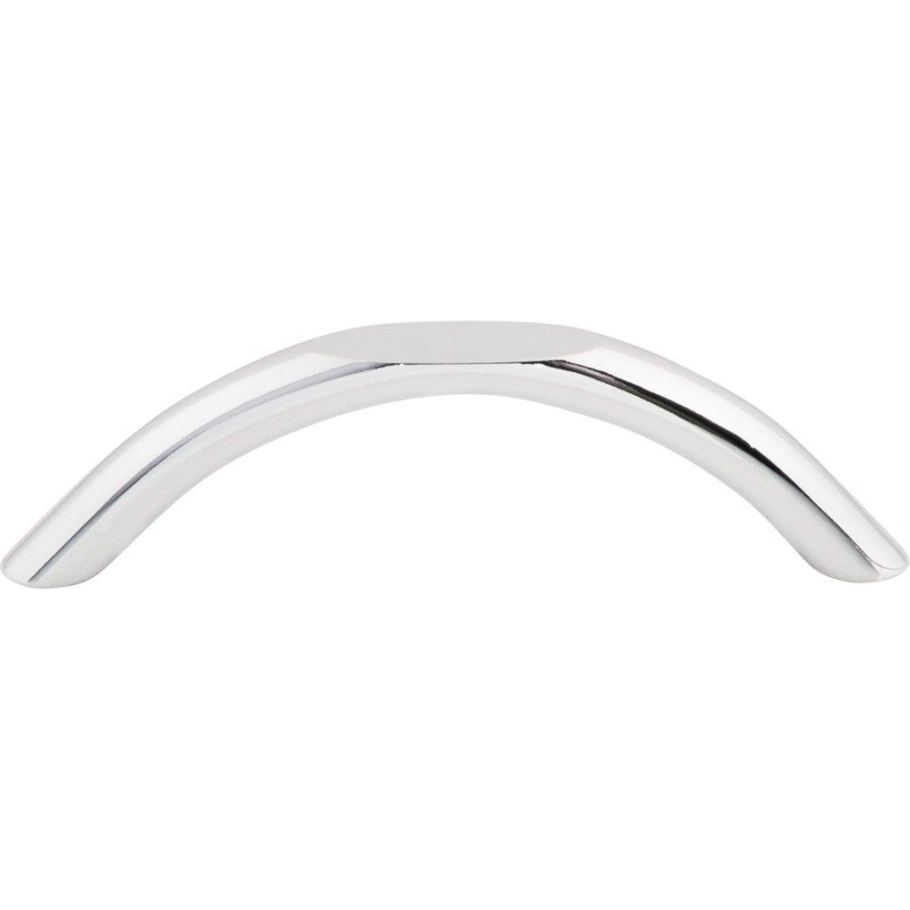 Curved Pull by Top Knobs - Polished Chrome - New York Hardware