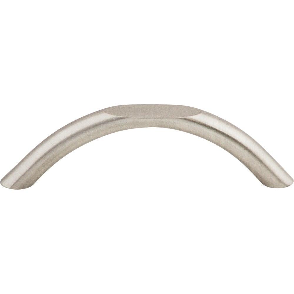 Curved Pull by Top Knobs - Brushed Satin Nickel - New York Hardware