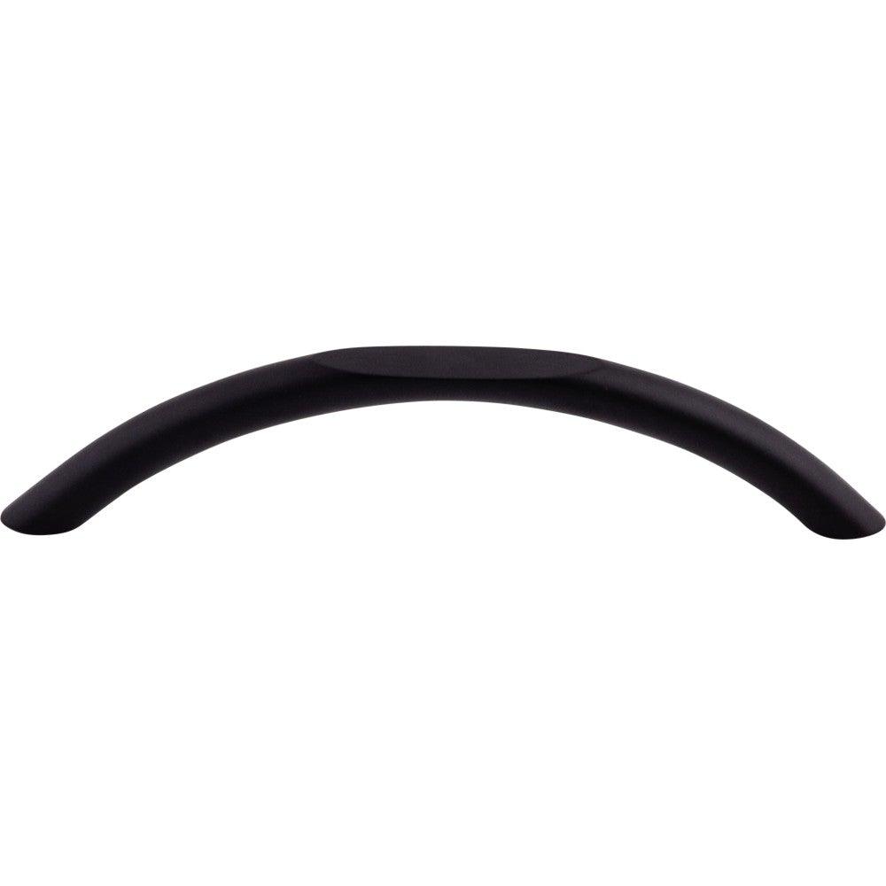 Curved Pull by Top Knobs - Flat Black - New York Hardware