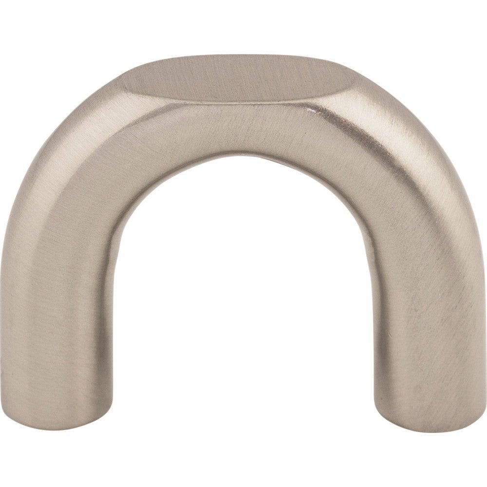 Curved Pull by Top Knobs - Brushed Satin Nickel - New York Hardware