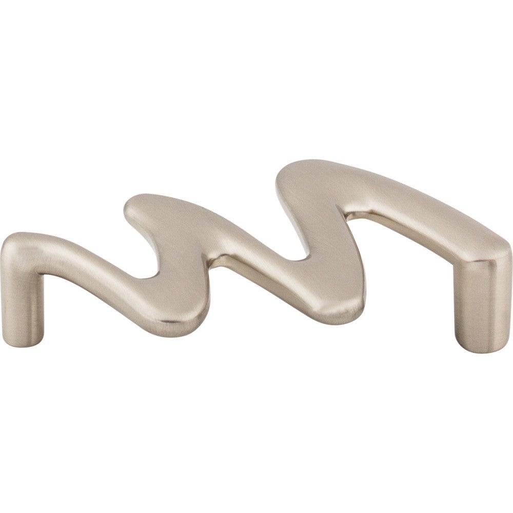 Squiggly Pull by Top Knobs - Brushed Satin Nickel - New York Hardware