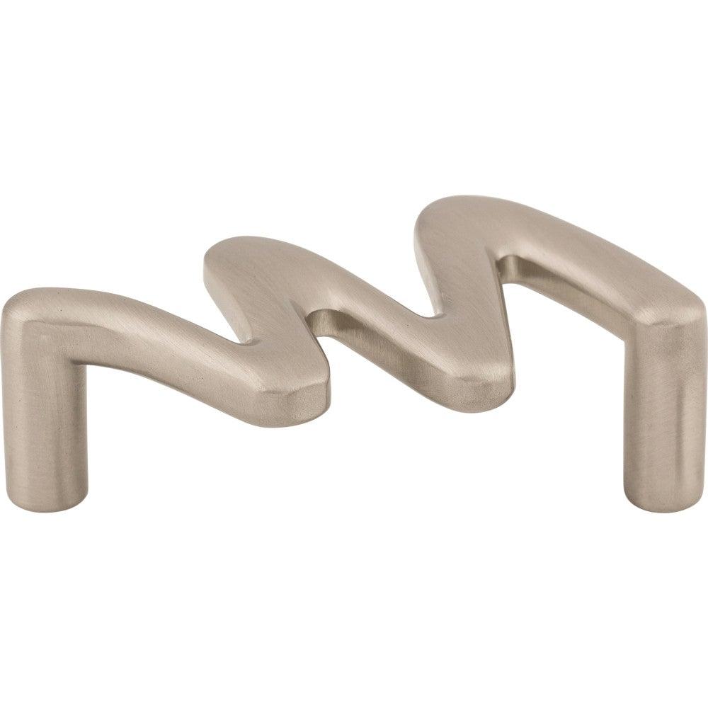 Squiggly Pull by Top Knobs - Brushed Satin Nickel - New York Hardware