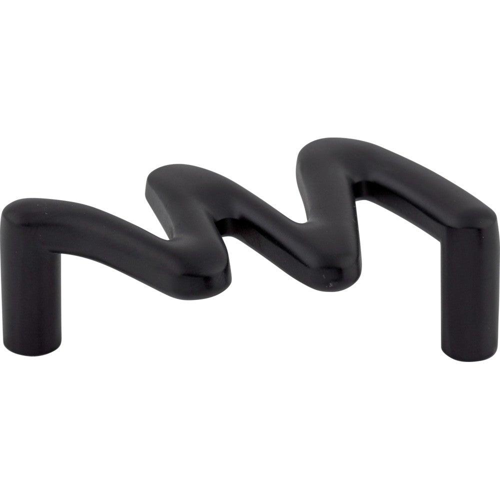 Squiggly Pull by Top Knobs - Flat Black - New York Hardware