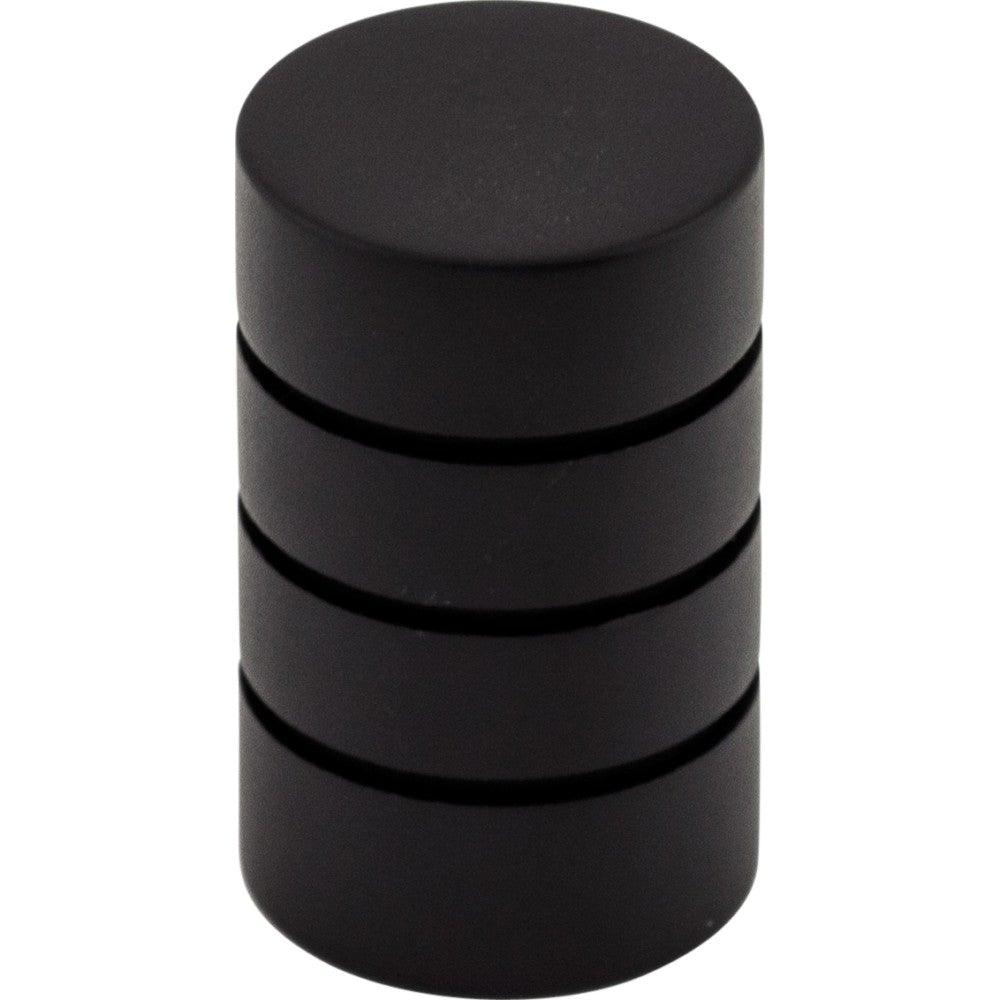 Stacked Knob by Top Knobs - Flat Black - New York Hardware