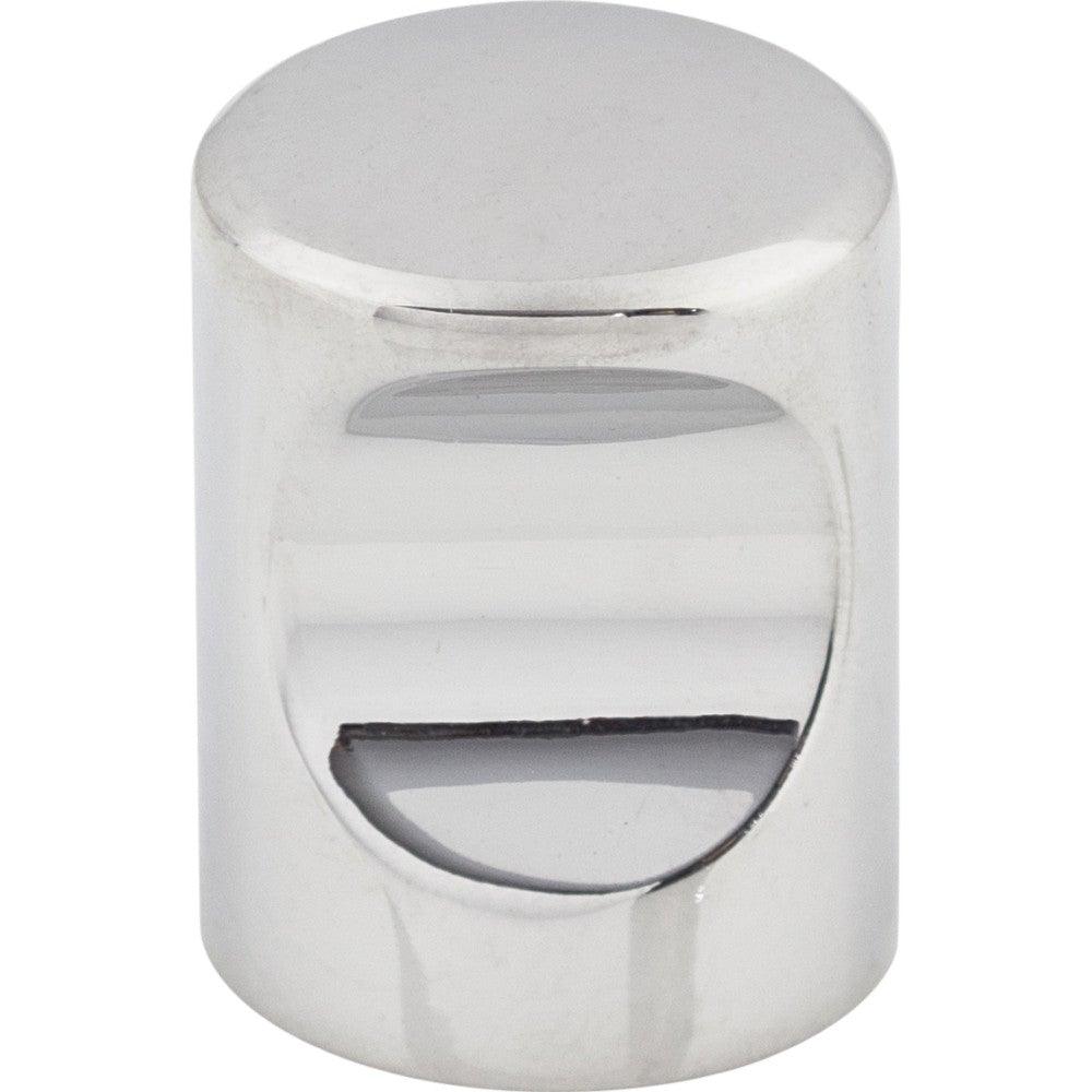Nouveau Indent Knob by Top Knobs - Polished Chrome - New York Hardware