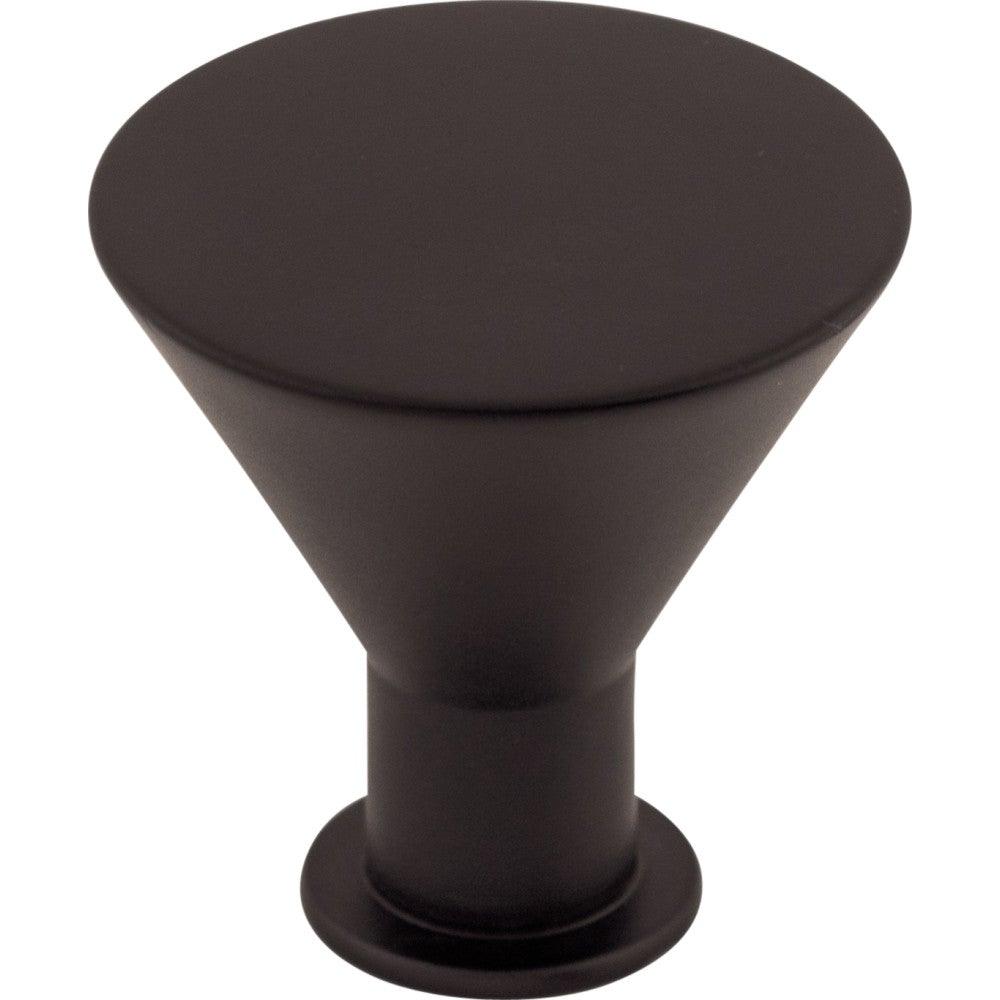 Cocktail Knob by Top Knobs - Flat Black - New York Hardware
