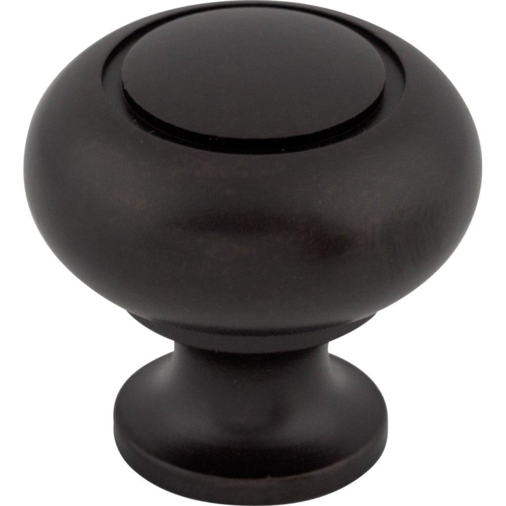 Ring Knob by Top Knobs - Patina Black - New York Hardware