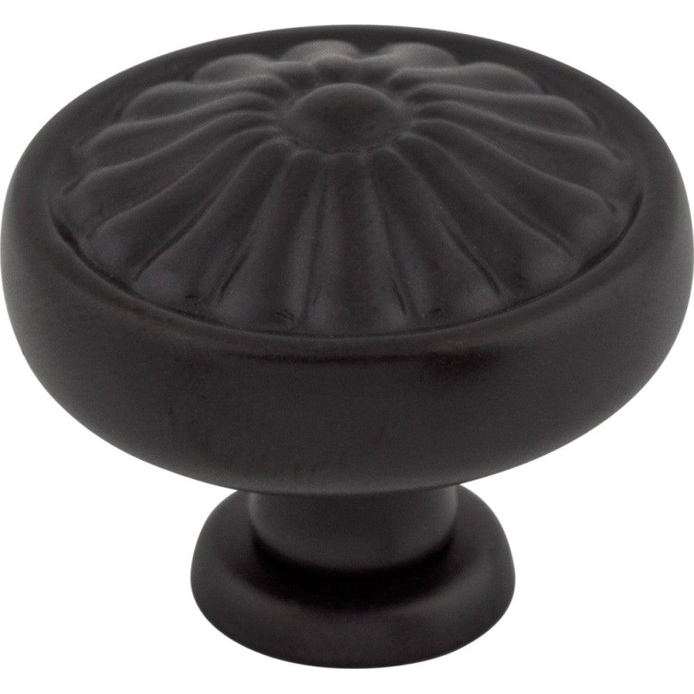 Flower Knob by Top Knobs - Patina Black - New York Hardware