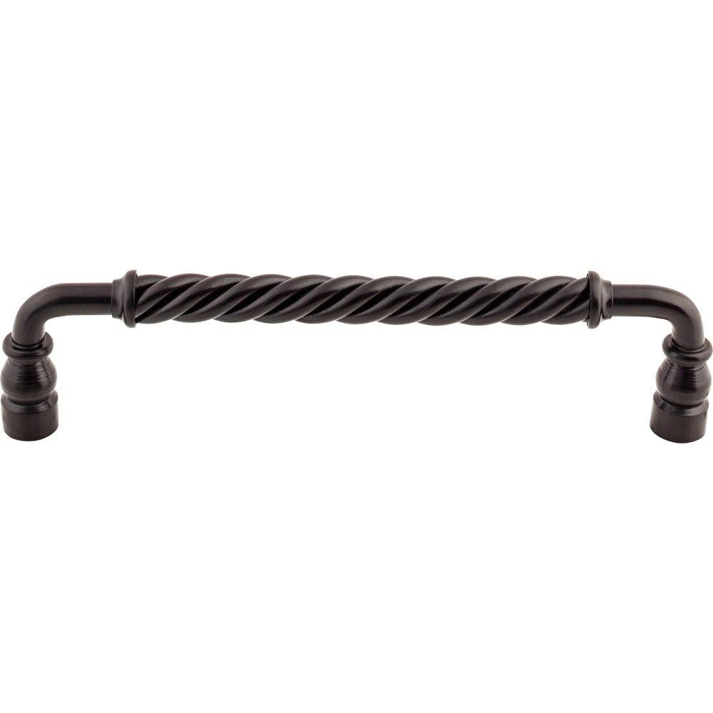 Twisted Bar-Pull by Top Knobs - Patina Black - New York Hardware