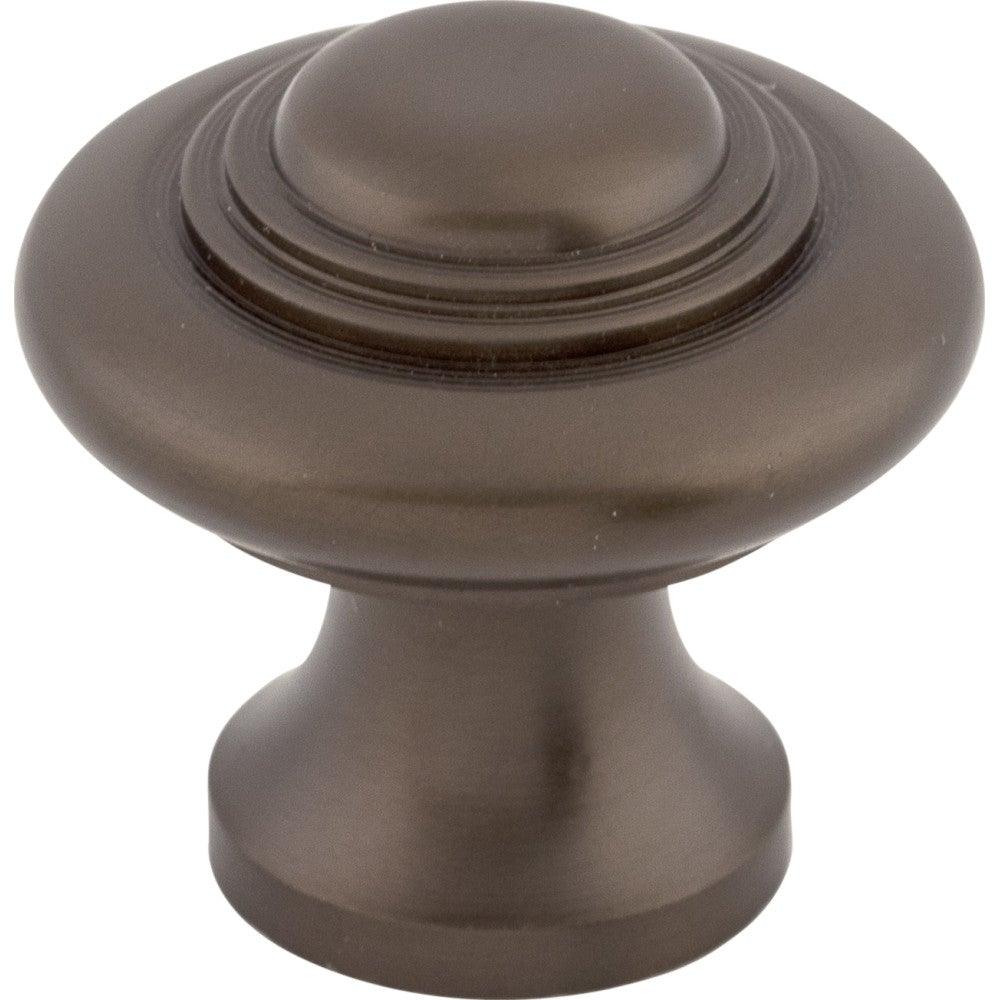 Ascot Knob by Top Knobs - Oil Rubbed Bronze - New York Hardware
