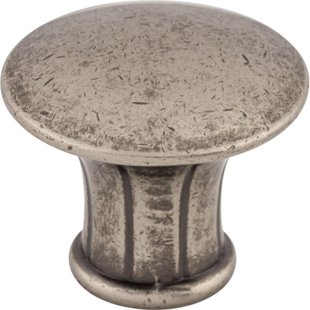 Lund Knob by Top Knobs - Pewter Antique - New York Hardware