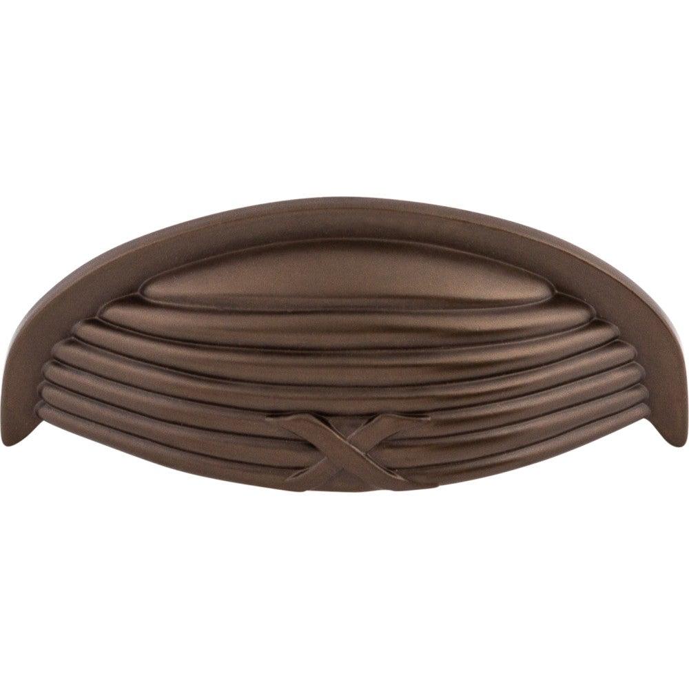 Ribbon & Reed Cup Pull by Top Knobs - Oil Rubbed Bronze - New York Hardware